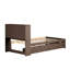 Lit simple avec port et 2 tiroirs de rangement efficaces - apparence moderne de couleur élégante-1297164563