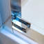 56-60"W X 60"H Double Sliding Tub Shower Door, Aluminium Alloy Frame, 1/4" (6Mm) Thick SGCC Tempered Clear Glass.