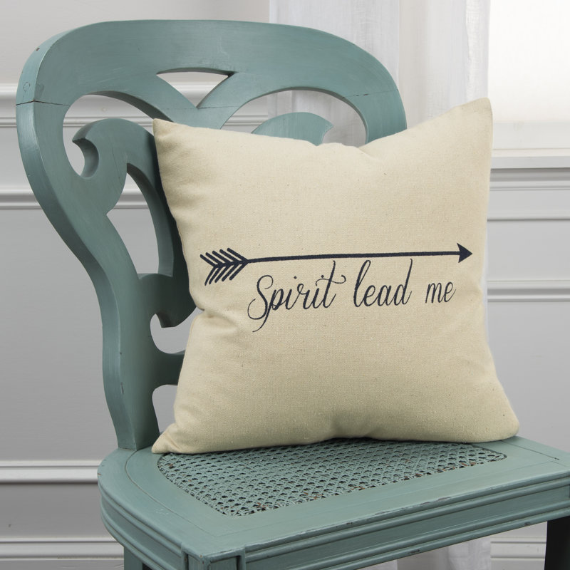 Housse et insert de coussin carré en coton Inked Collection