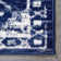 Dazzle Floral Vintage Bohemian Dark Blue Rug