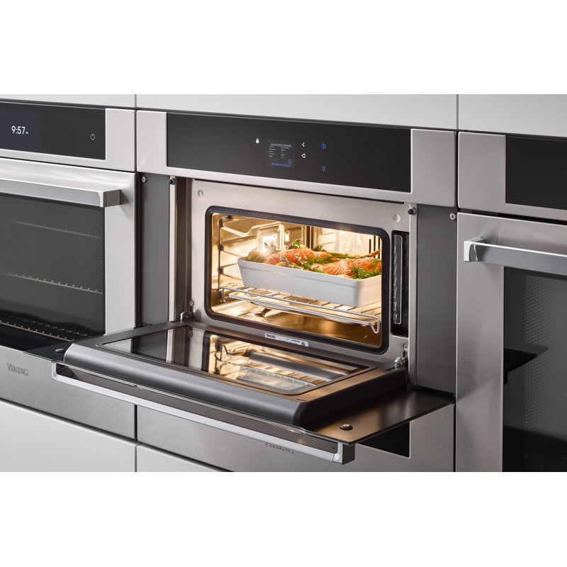 30"W. Steam Convection Oven, Stainless Steel