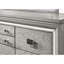Vail - Table de chevet - Gris