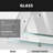 59" W x 56" H Double Sliding Semi Frameless Tub Door with Clear Glass-98154817
