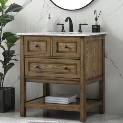 Ensemble de meuble-lavabo simple 30 po Bonsai