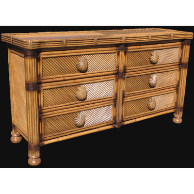 Commode double 6 tiroirs Sumner