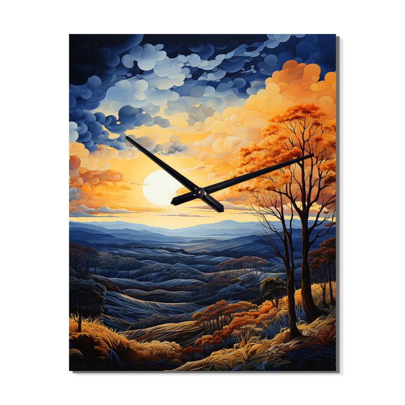 Jerianne - Horloges murales paysage et nature, Grand