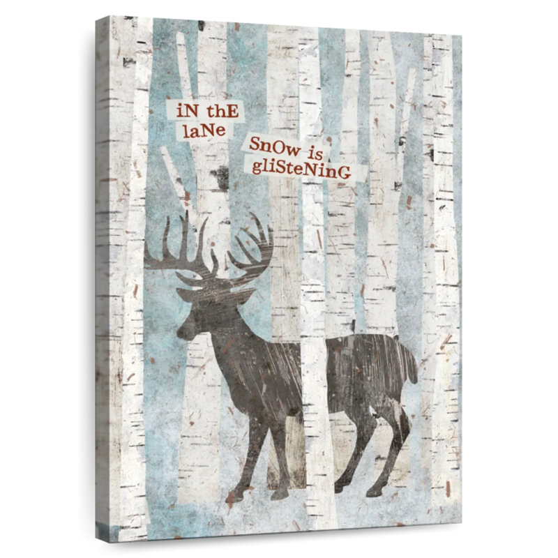 Cerf Brampt Winter Wonderland I, H 30 po x l 20 po