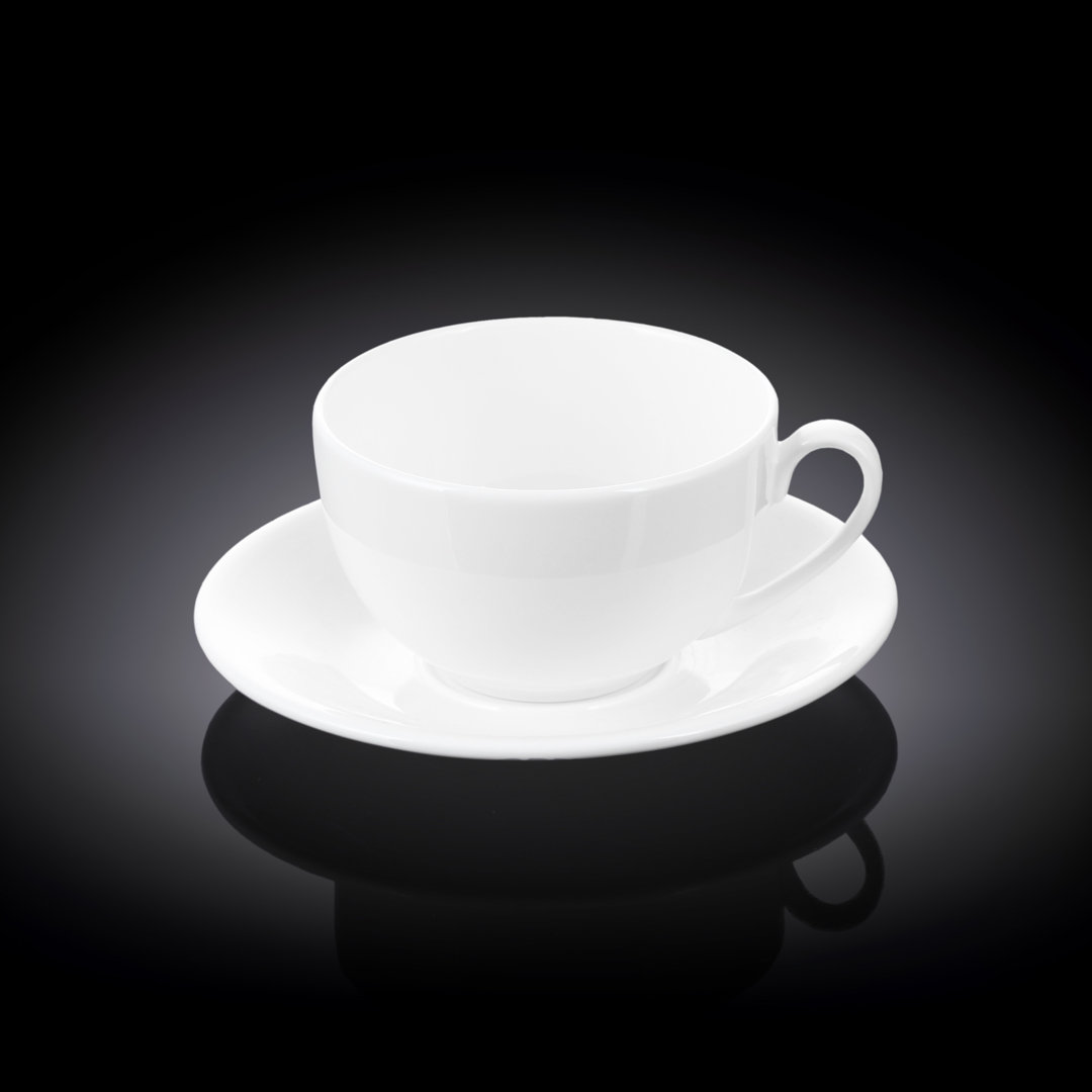 Fine Porcelain Porcelain Tea Cup And Saucer