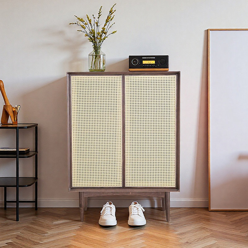 Rangement pratique pour chaussures, Bois brun foncé