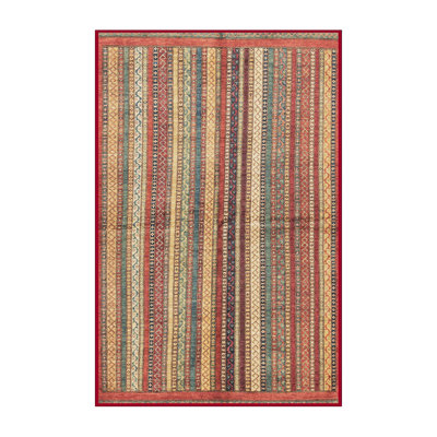 Tapis décoratif multicolore à motif abstrait
