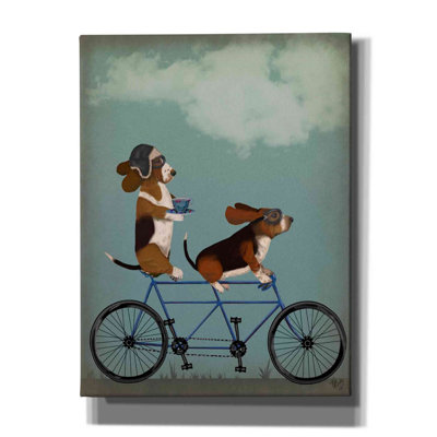 " Basset Hound Tandem "