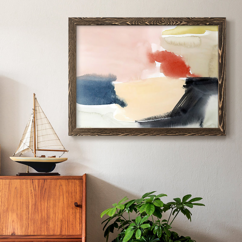 Aquarelle aire de jeu II - reproduction sur toile, Noyer, H 18 po x l 26 po x P 1,5 po