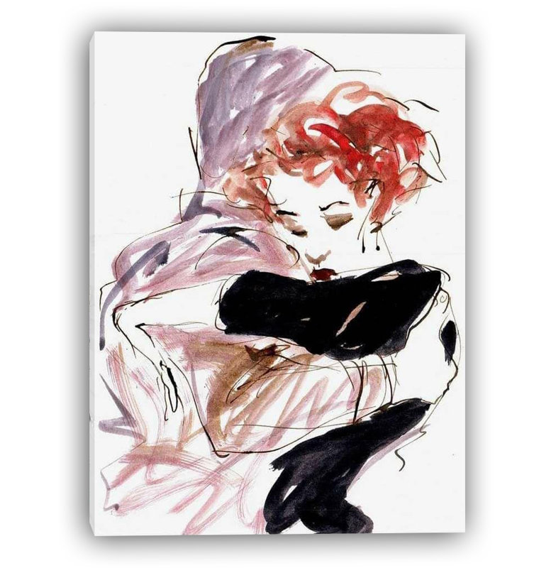 Art mural sur toile tendue