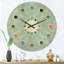 Horloge murale turquoise-63617364