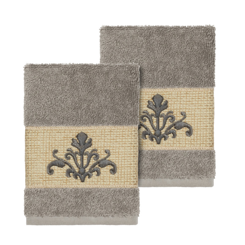 Essuie-mains en coton turque, Gris foncé