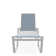 Holna Outdoor Rust-Resistant Metal Chaise Lounge