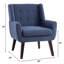 Upholstered Linen Blend Accent Chair-1192272121
