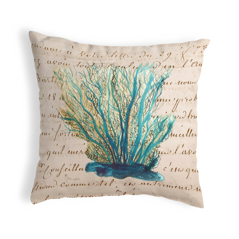 Outdoor Reversible Throw Pillow
