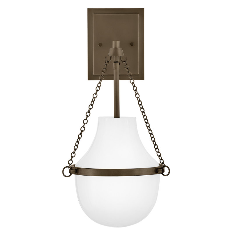 Hinkley Collins Medium Single Light Sconce, Heritage Bronze