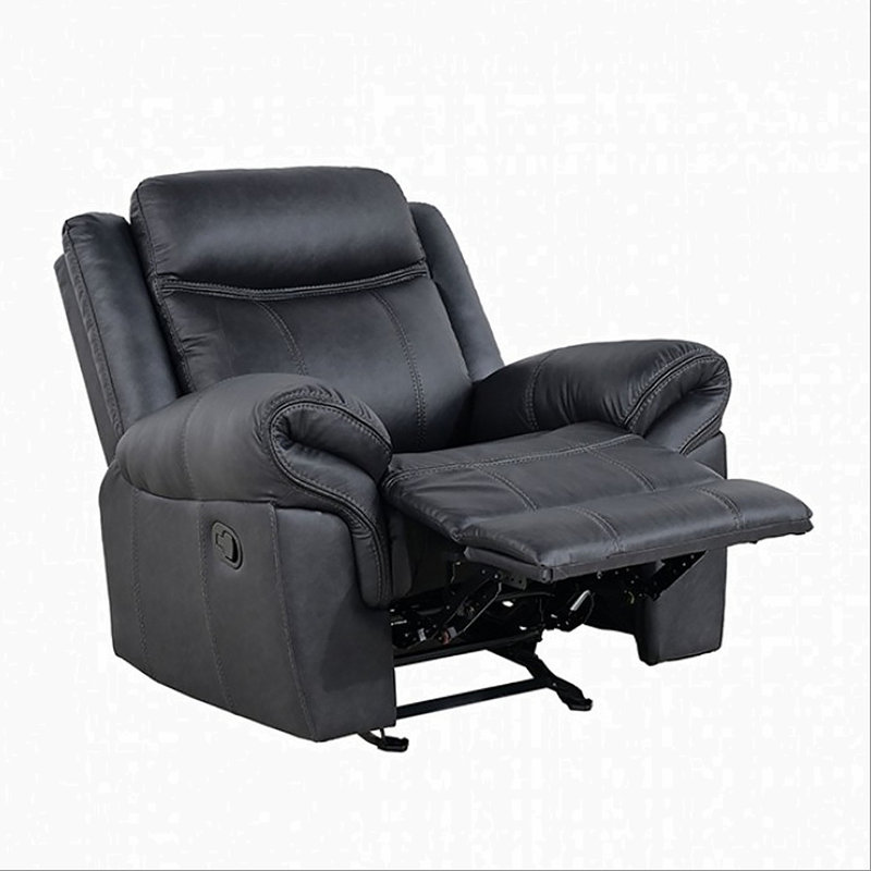 Fauteuil inclinable et oscillant de style transitionnel pour le salon