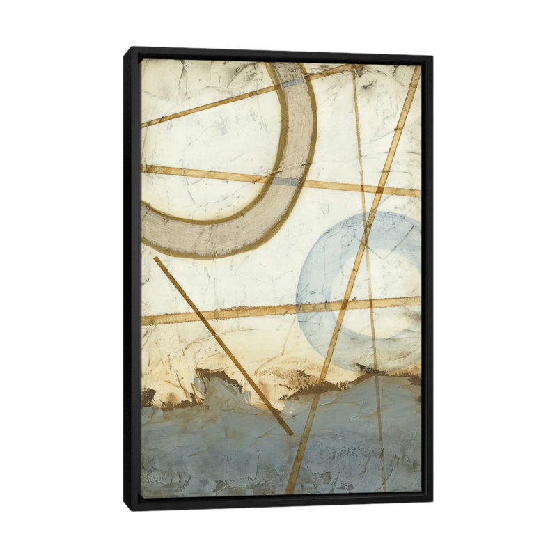 " Intersections I " by Megan Meagher, 26" H x 18" W x 1.5" D, Black Framed Canvas, No Mat