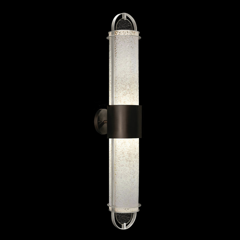 Bond LED Wallchiere, White, Black/Silver