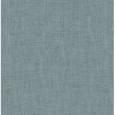 Seabrook Designs Metallic Jocelyn Faux Linen Unpasted Wallpaper
