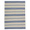 Wendy Jane Flatweave Striped Area Rug in Chambray/Ivory/Blue