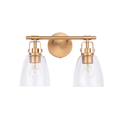 Greyling Modern Farmhouse 2-Light Vanity Light