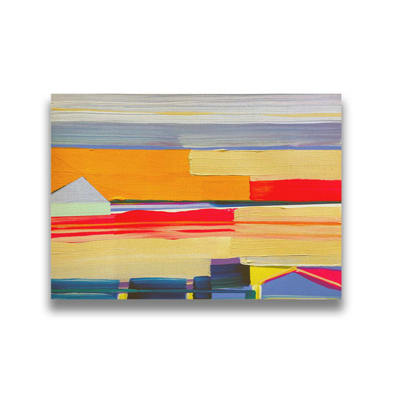 «Barn Dreams» par JD Studio, Toile sans cadre, Pas de tapis, H 12 po x l 16 po
