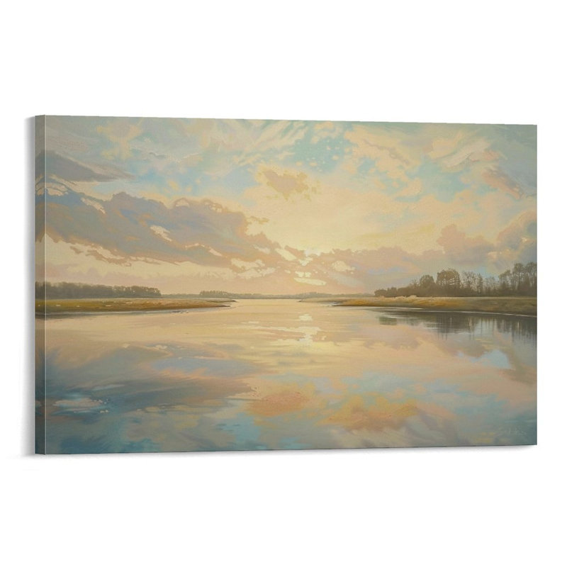 Art mural encadré 16 "x 24" avec cadre en bois, prêt à être accroché, 16×24inch