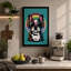 Cool Bulldog Modern - Wrapped Canvas-427531403-427531446