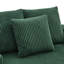 Fauteuil inclinable moderne surdimensionné en velours côtelé avec éclairage à DEL, porte-gobelets et rangement latéral très grand rembourrage intelligent, deux ports de charge pour la détente-133451458