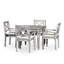 Ensemble repas carré 5 pièces