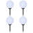 Outdoor Pathway Light Patio LED Solar Walkway Light with Ground Spike-129213503-129213507