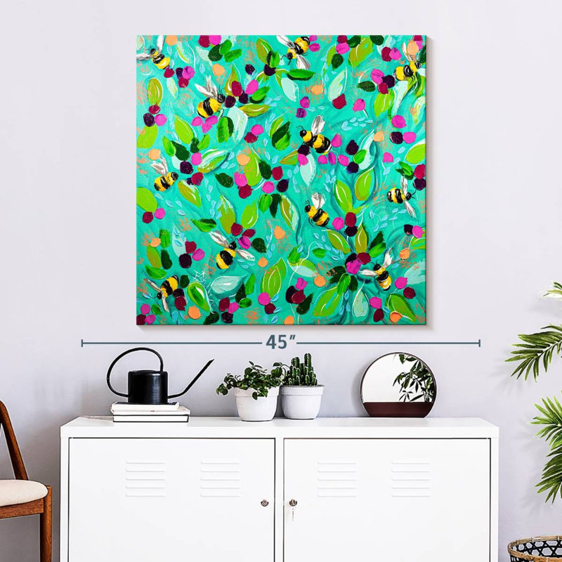 Brampt Bee Humble And Kind, 33" H x 33" W