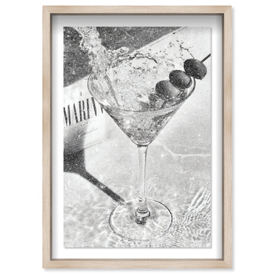 Chill Time II Shadowbox Food & Beverages Print by Oliver Gal, Black Frame, 10 x 15