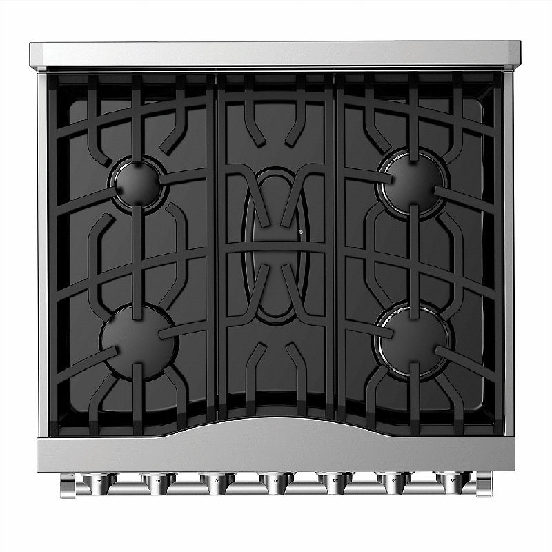 Viking30"W./24"D. Sealed Burner Range-5 Burners, Natural Gas, Valentine, Dual Fuel