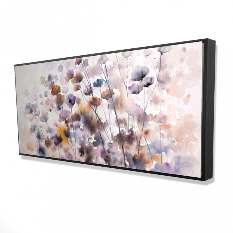 Wildflowers - 24"x48" Framed canvas