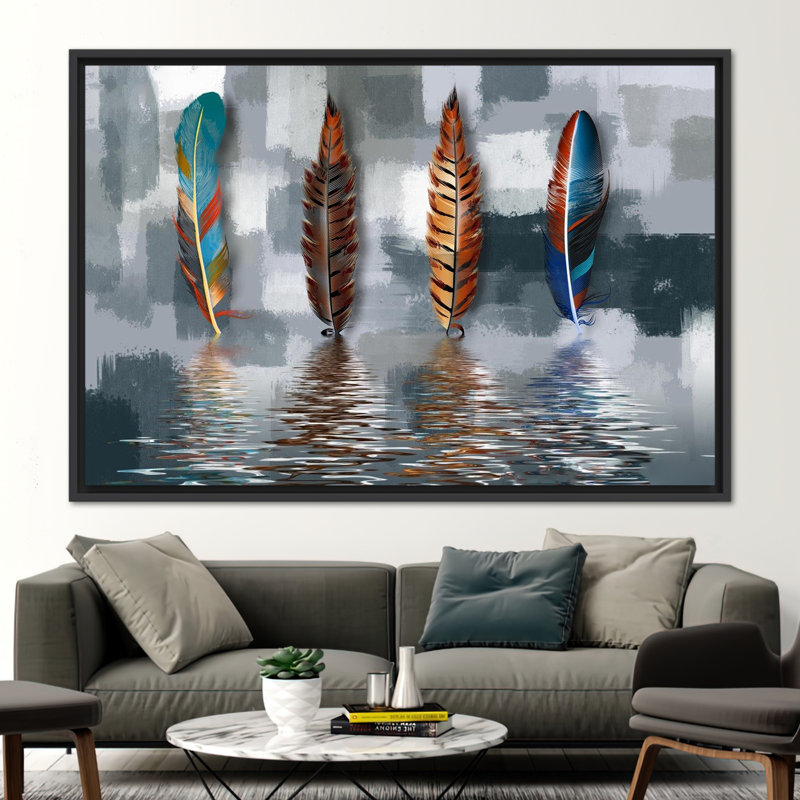 Print on Canvas, Framed Print without Mat, Black, 20 cm H x 30 cm W