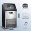 Machine à glaçons Electactic 100 lb / 24 h commerciale - 33 lb de rangement, sous le comptoir / autoportante, autonettoyante