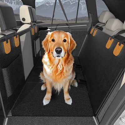 Dog Car Mats Faux Leather Pet Bed