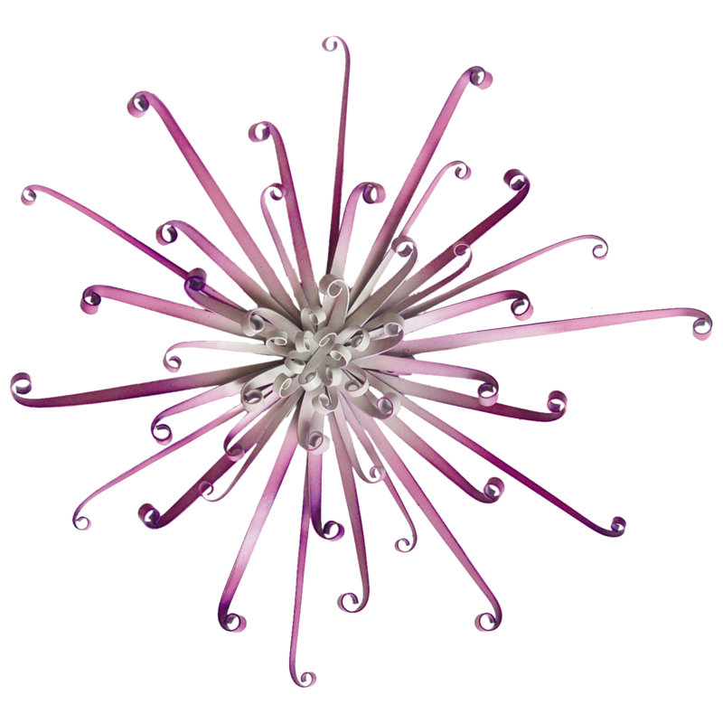 Décor Mural Starburst, Fuchsia