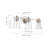 Chriseda 20.8" W 3-Light Metal Vanity Light with Clear Cone Glass Shades