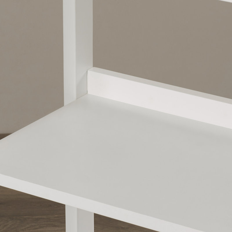 Union City Ladder Bookcase, White