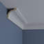 Endurathane Holmdel Traditional Cove Crown Moulding, 3 1/2"H x 3 3/8"P x 4 7/8"F x 94 1/2"L, Factory Primed