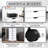 7-Drawer File Cabinet for Office Storage, File Cabinet on Wheels, Desk File Cabinet Unit, Wooden Office Drawer-1824559433