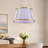 21'' W 4-Light Dimmable Cone Pendant Light Fabric Chandelier