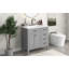 Ensemble de meuble-lavabo avec lavabo, cinq tiroirs et une armoire-1807489749