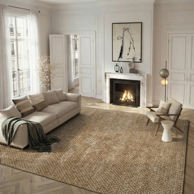 Tapis taupe Delane